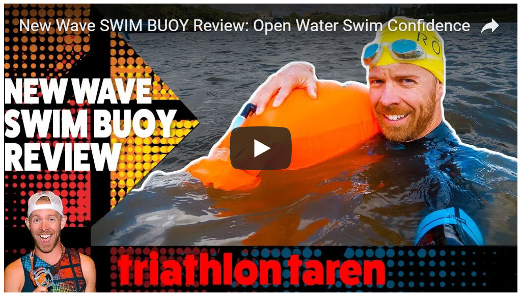 New Wave Swim Buoy Review by Triathlon Taren - Boost your Open Water Swim Confidence