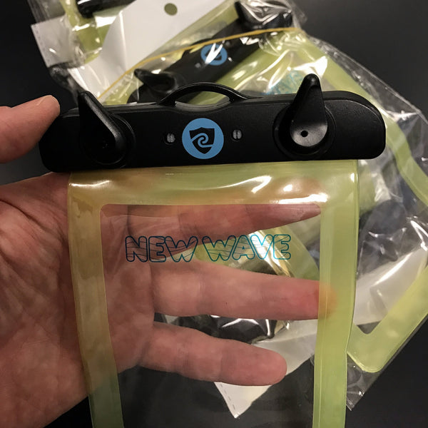 New Wave Waterproof Phone Case - Universal Dry Pouch best open water swim buoy