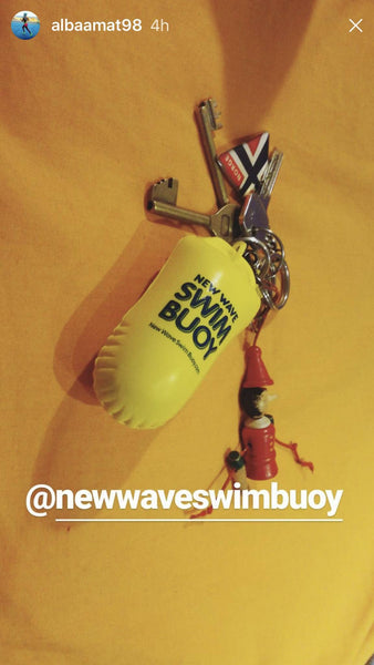 New Wave Floating Key Chain for Open Water Swimmers best open water swim buoy