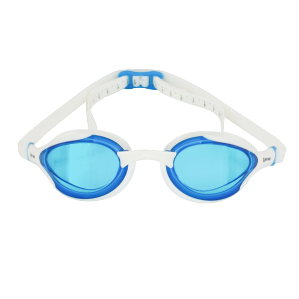 Swag - New Wave Swim Goggles - Fusion 2.0 (Blue Ice = Blue Lens In White Frame)
