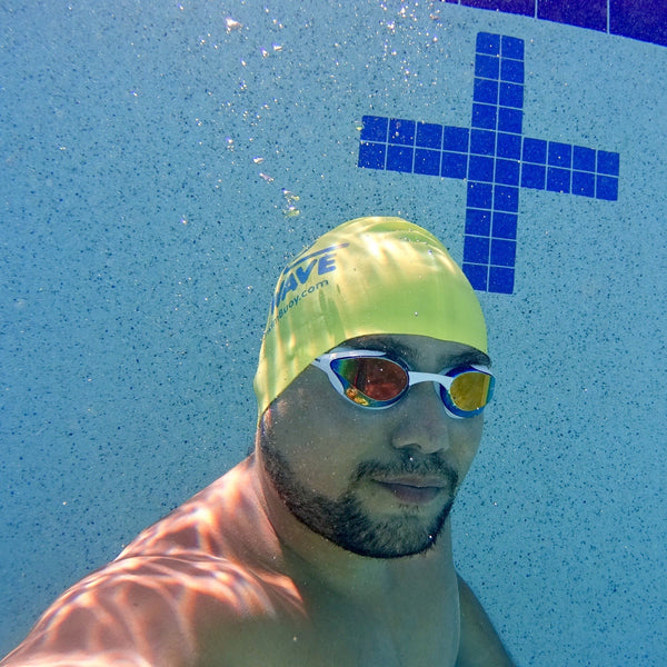 Swag - New Wave Swim Goggles - Fusion 2.0 (Molten Pearl = Revo Lens In White Frames)