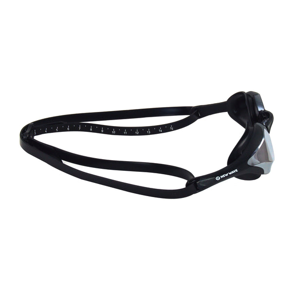 Swag - New Wave Swim Goggles - Fusion 2.0 (Silver Rush = Mirror Lens In Black Frames)