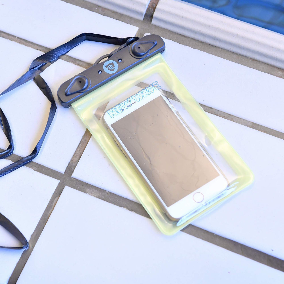 New Wave Waterproof Phone Case - Universal Dry Bag Pouch