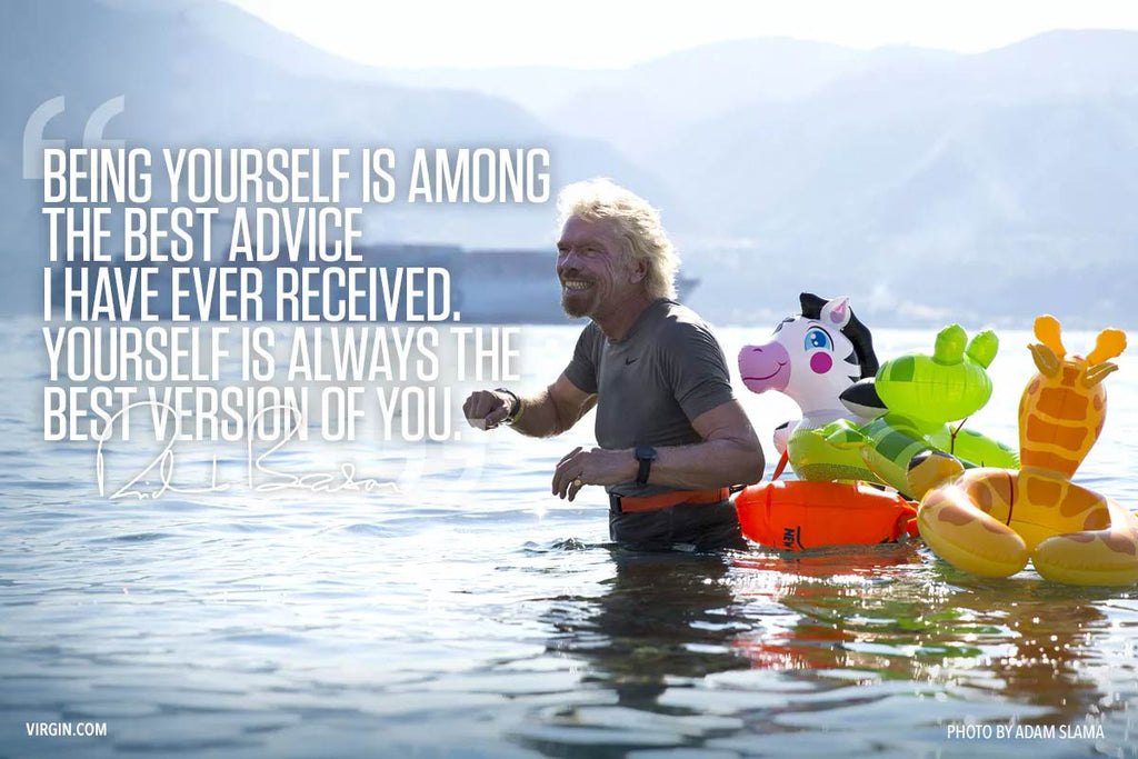 Striving for the ocean by swimming the Strait of Messina - Richard Branson with Adrian Grenier Open Water Swim