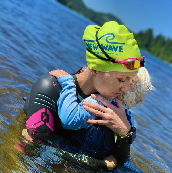 New Wave Swim Goggles (Pink Bubble Dreams - Revo Lens in Pink Frames)