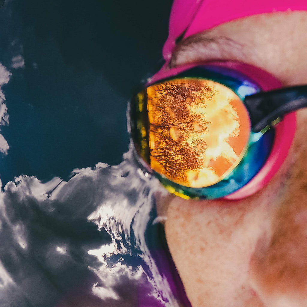 bubble goggles New Wave Swim Goggles (Pink Bubble Dreams