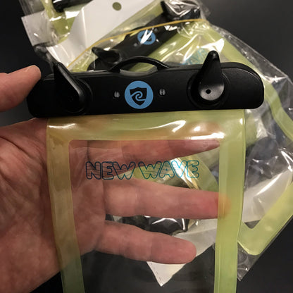 New Wave Waterproof Phone Case - Universal Dry Pouch best open water swim buoy