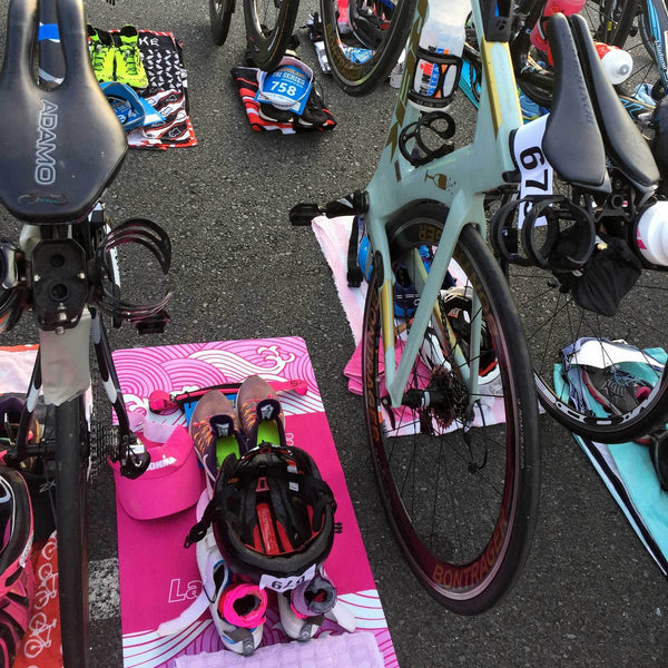 Swag - New Wave Launchpad Triathlon Transition Mat - The Fastest Way To Get Back To In Racing