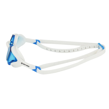 Swag - New Wave Swim Goggles - Fusion 2.0 (Blue Ice = Blue Lens In White Frame)