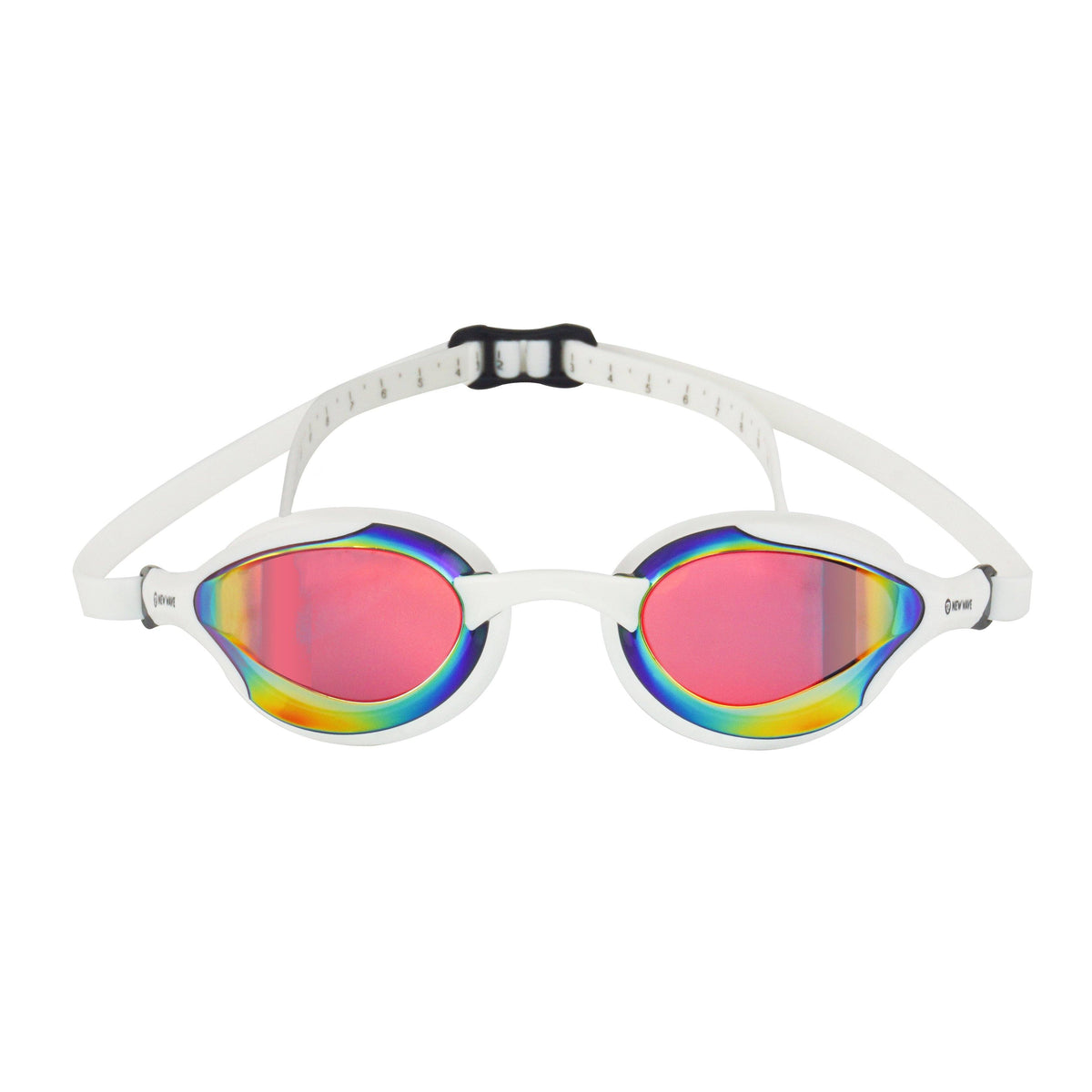 Swag - New Wave Swim Goggles - Fusion 2.0 (Molten Pearl = Revo Lens In White Frames)