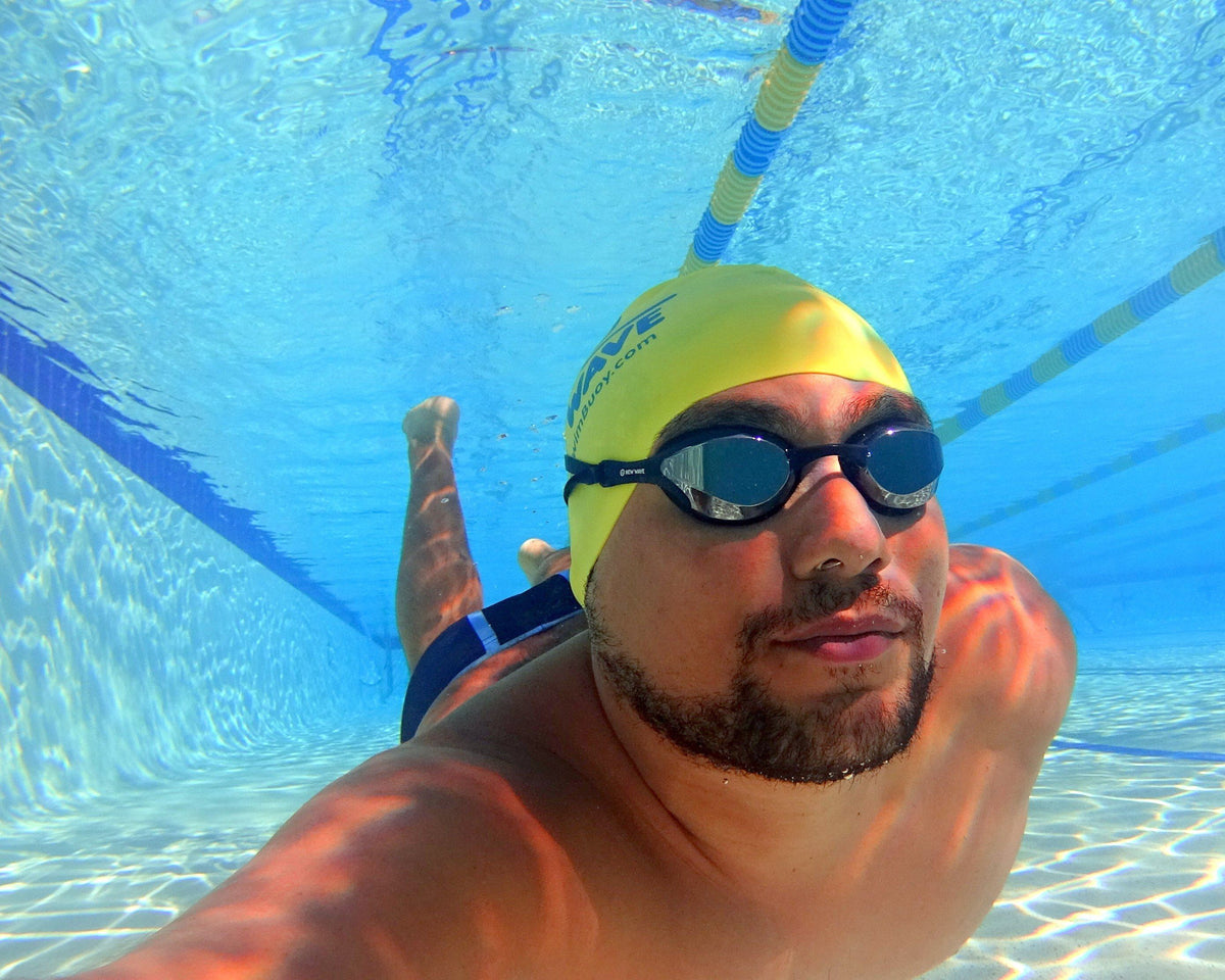 Swag - New Wave Swim Goggles - Fusion 2.0 (Silver Rush = Mirror Lens In Black Frames)