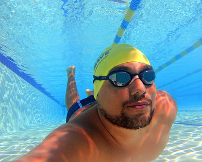 Swag - New Wave Swim Goggles - Fusion 2.0 (Silver Rush = Mirror Lens In Black Frames)