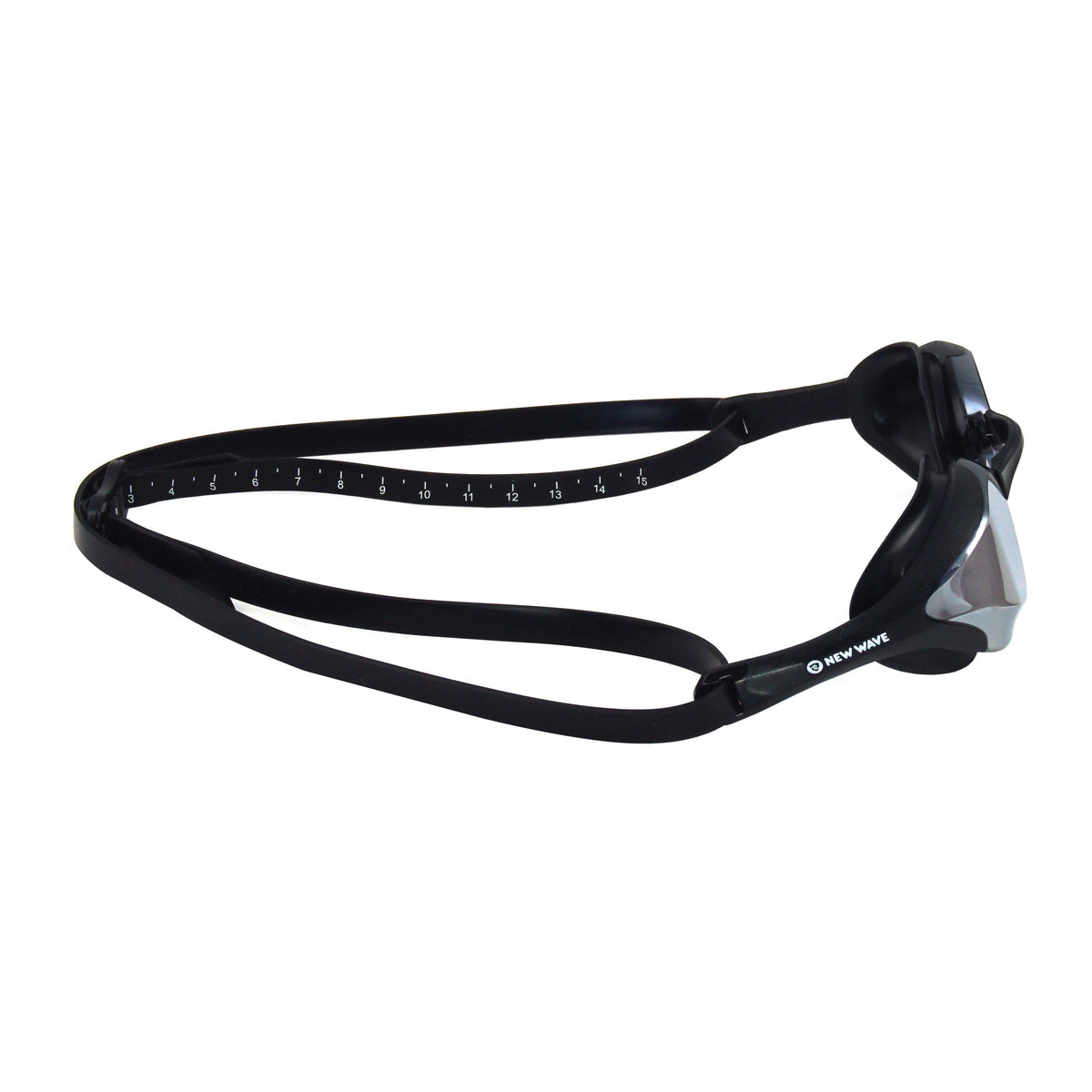 Swag - New Wave Swim Goggles - Fusion 2.0 (Silver Rush = Mirror Lens In Black Frames)