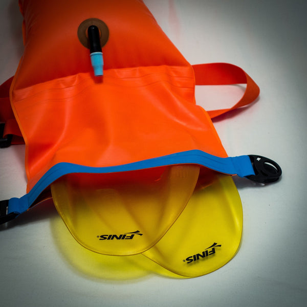 Swim Buoy - New Wave Open Water Swim Buoy - Medium (15 Liter) - PVC Orange