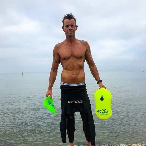 Swim Buoy - New Wave Swim BUBBLE For Open Water Swimmers And Triathletes - Green