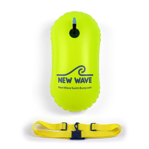 New Wave Swim BUBBLE best open water swim buoy for Open Water Swimmers and Triathletes - Green by New Wave Swim Buoy for Open Water Swimmers, Triathletes & SwimRun Otillo ÖTILLÖ channel swimmers