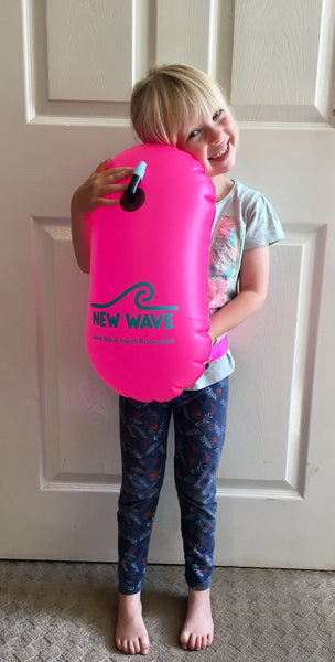 Swim Buoy - New Wave Swim Bubble For Open Water Swimmers And Triathletes - Pink