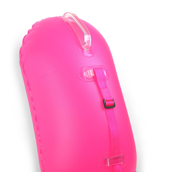 Swim Buoy - New Wave Swim Bubble For Open Water Swimmers And Triathletes - Pink Triathlon Swim Buoy