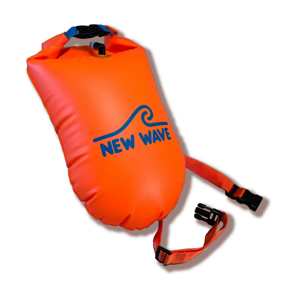 Swim Buoy - New Wave Swim Buoy (Large 20 Liter) Nylon TPU Orange