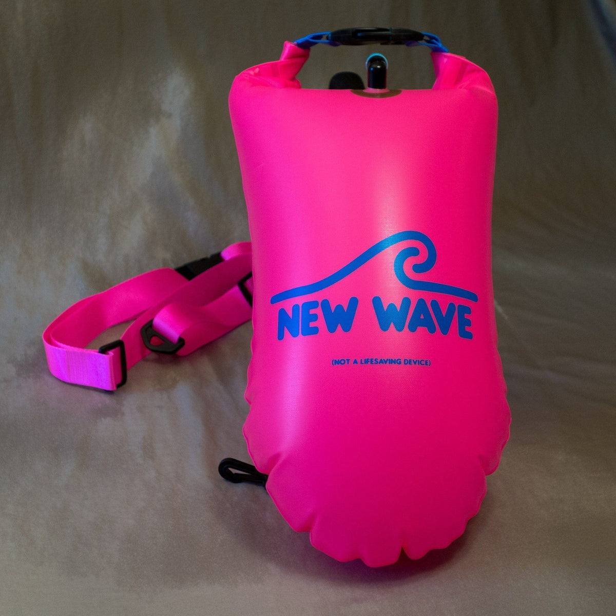 Pink New Wave Swim Buoy - Medium 15 Liter PVC best open water swim buoy