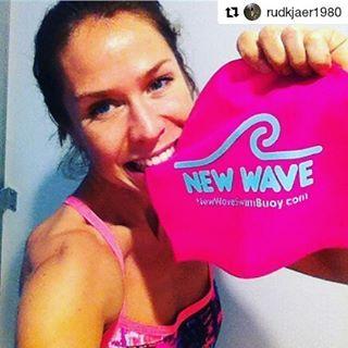 Swim Cap Pink - New Wave Silicone Swim Cap best open water swim buoy