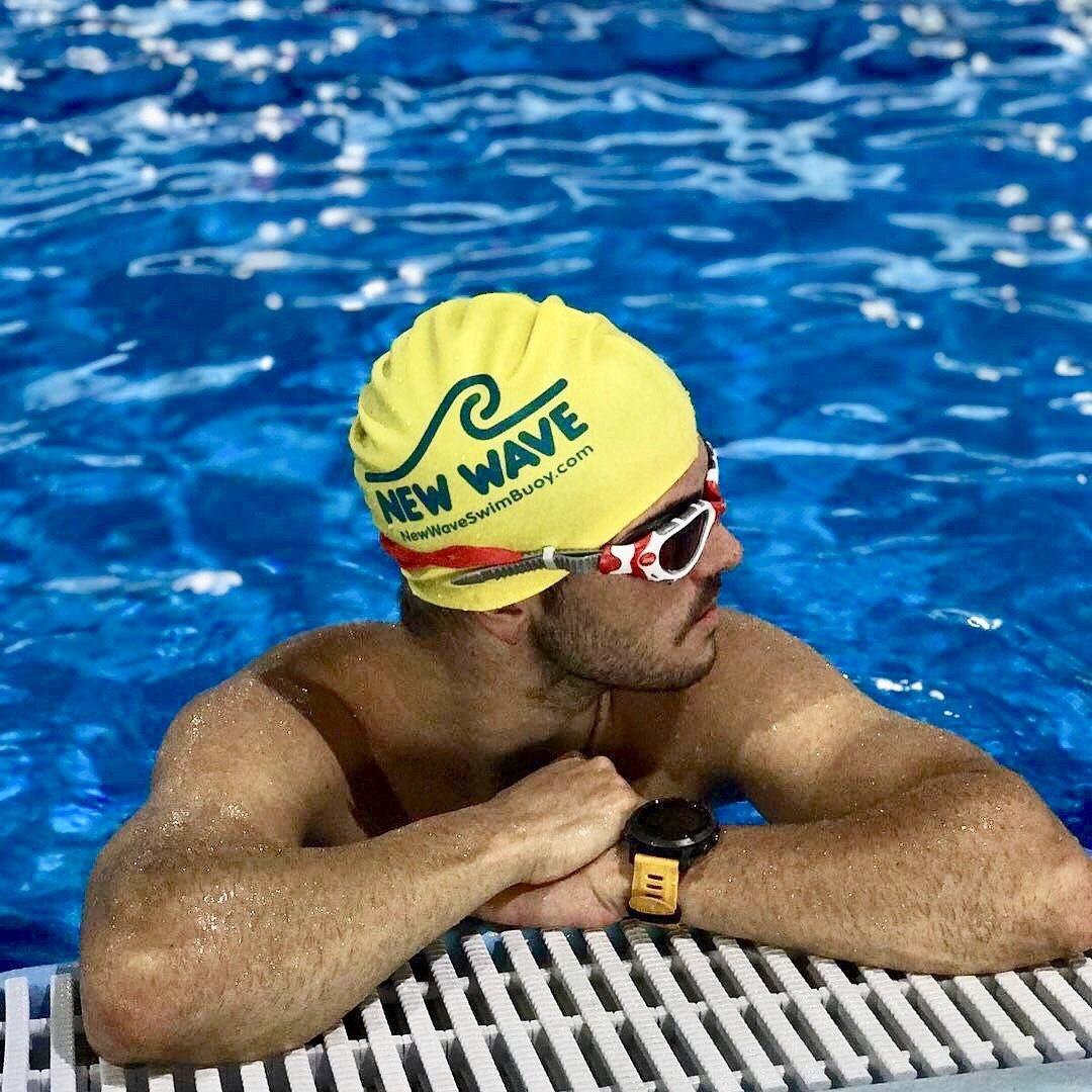 Swim Cap - Swim Cap Yellow - New Wave Silicone Swim Cap